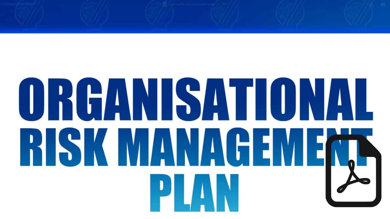 Organisational risks Management plan