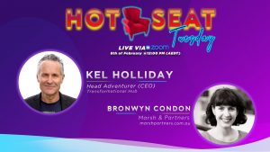hot seat tuesday with Bronwyn Condon